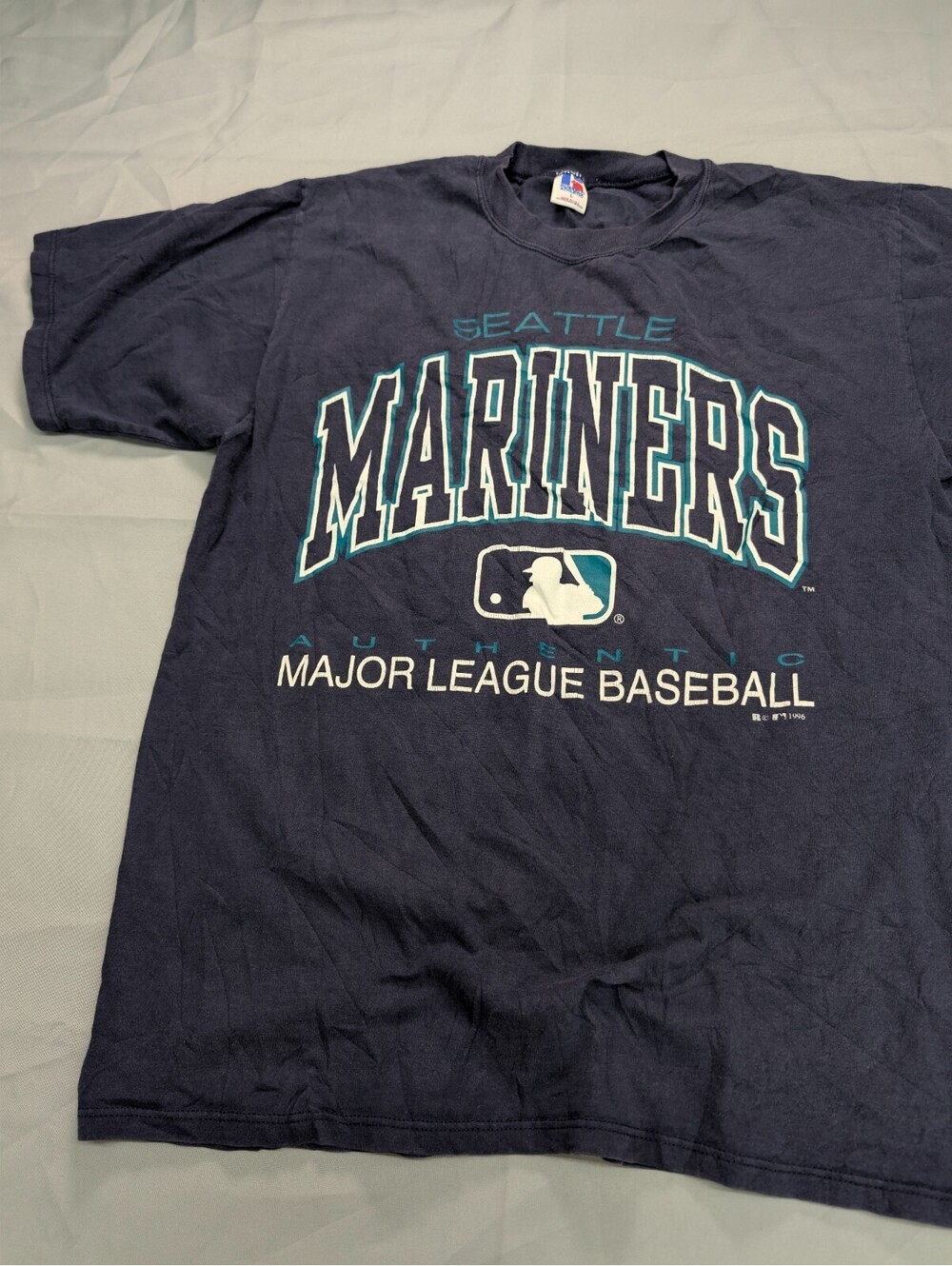 Seattle Mariners Russell Athletic Shirt Vintage 1996 Size L